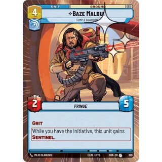 330 - Baze Malbus - Temple Guardian - Unit - Foil - Hyperspace