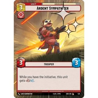 424 - Ardent Sympathizer - Unit - Foil - Hyperspace