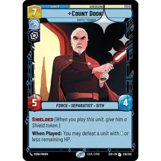 038 - Count Dooku - Darth Tyranus - Unit - Foil