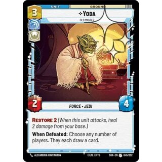 045 - Yoda - Old Master - Unit - Foil