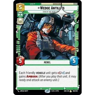 100 - Wedge Antilles - Star of the Rebellion - Unit - Foil