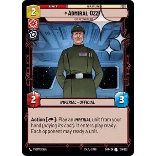 129 - Admiral Ozzel - Overconfident - Unit - Foil