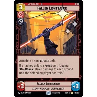 137 - Fallen Lightsaber - Upgrade - Foil