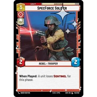 140 - SpecForce Soldier - Unit - Foil