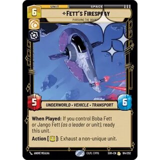 184 - Fetts Firespray - Pursuing the Bounty - Unit - Foil