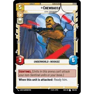 196 - Chewbacca - Loyal Companion - Unit - Foil