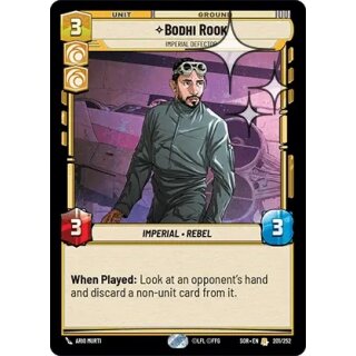 201 - Bodhi Rook - Imperial Defector - Unit - Foil