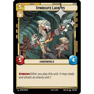 213 - Syndicate Lackeys - Unit - Foil