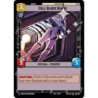 229 - Cell Block Guard - Unit - Foil