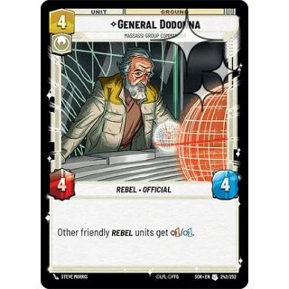 242 - General Dodonna - Massassi Group Commander - Unit - Foil