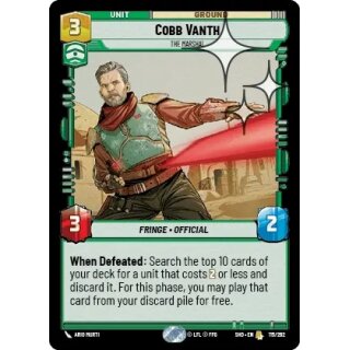 115 - Cobb Vanth - Unit - Foil