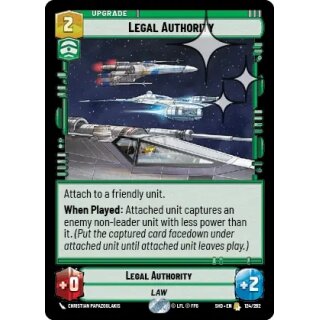 124 - Legal Authority - Upgrade - Foil