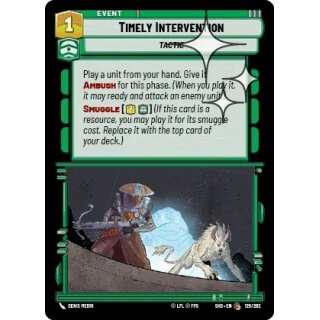 129 - Timely Intervention - Event - Foil