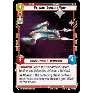 151 - Valiant Assault Ship - Unit - Foil