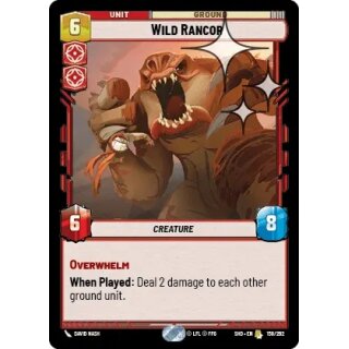 158 - Wild Rancor - Unit - Foil