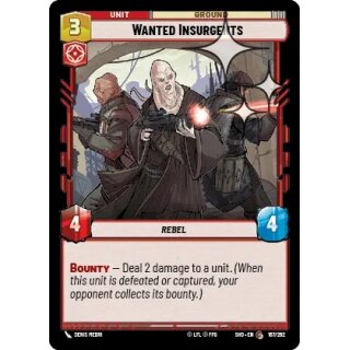 167 - Wanted Insurgents - Unit - Foil