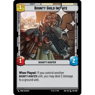 254 - Bounty Guild Initiate - Unit - Foil