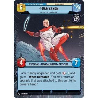 281 - Gar Saxon - Viceroy of Mandalore - Leader - Hyperspace