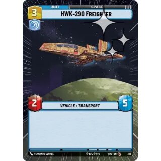335 - HWK-290 Freighter - Unit - Hyperspace Foil