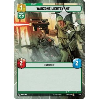 379 - Warzone Lieutenant - Unit - Hyperspace Foil