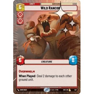 427 - Wild Rancor - Unit - Hyperspace Foil