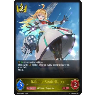 019- Ralmia, Sonic Racer - Foil
