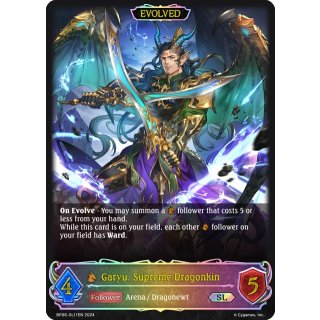 011- Garyu, Supreme Dragonkin - Shadowfoil