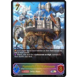 019- Mammoth Gods Colosseum - Shadowfoil