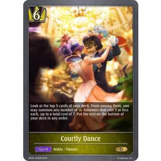 024- Courtly Dance - Foil
