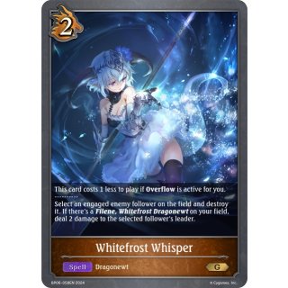 058- Whitefrost Whisper - Foil