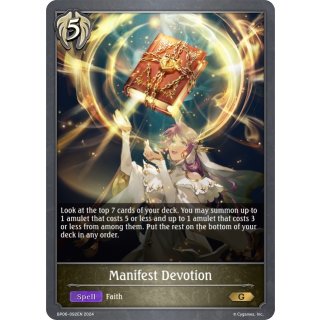 092- Manifest Devotion - Foil