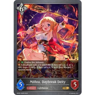 106- Mithra, Daybreak Deity - Foil