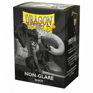 Dragon Shield: Standard Sleeves - Matte Non-Glare (100 Sleeves) - Black
