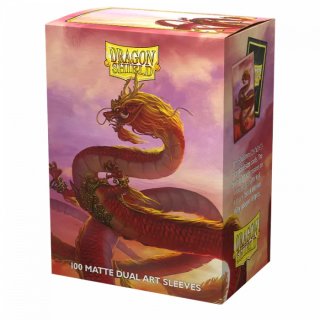 Dragon Shield: Brushed Art Sleeves - Wood Dragon 2024 (100 Sleeves)