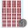 Warning Stripes - Black Red - Decals