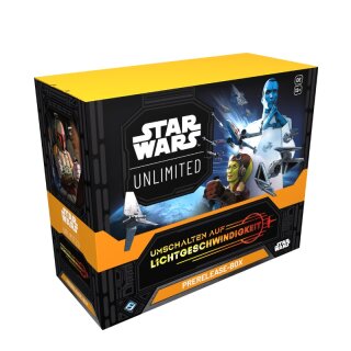 Star Wars: Unlimited - Umschalten auf Lichtgeschwindigkeit - Prerelease Box - DE