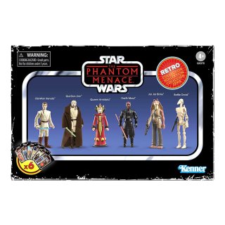 Star Wars: Episode I Retro Collection Actionfiguren The Phantom Menace Multipack 10 cm