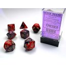 Gemini® Polyhedral Purple-Red/gold 7-Die Set