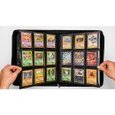 Gemloader:  Premium 3X4 - Toploader fit - Collectors binder (216 pockets 3X3) - Blau