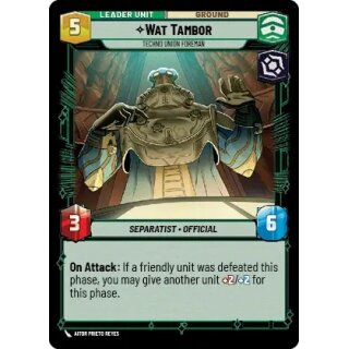 006 - Wat Tambor, Techno Union Foreman - Leader