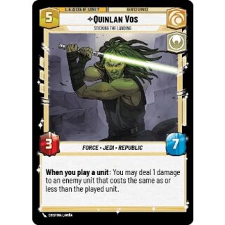 018 - Quinlan Vos, Sticking the Landing - Leader
