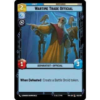032 - Wartime Trade Official - Unit