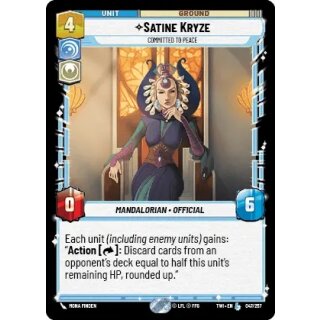 047 - Satine Kryze, Committed to Peace - Unit