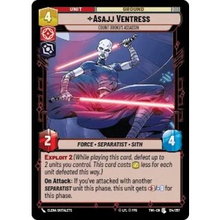 134 - Asajj Ventress, Count Dookus Assassin - Unit