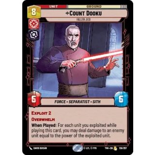 138 - Count Dooku, Fallen Jedi - Unit
