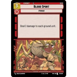173 - Blood Sport - Event