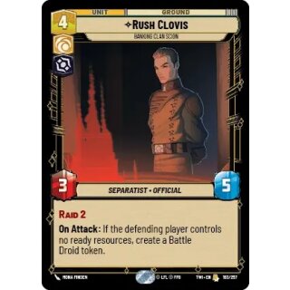 183 - Rush Clovis, Banking Clan Scion - Unit