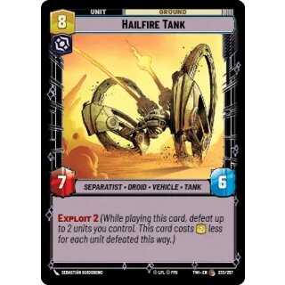 233 - Hailfire Tank - Unit