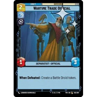 032 - Wartime Trade Official - Unit - Foil