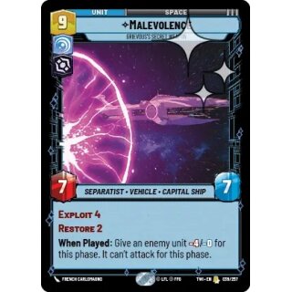 039 - Malevolence, Grievouss Secret Weapon - Unit - Foil